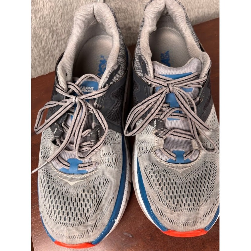 Hoka One One Gaviota 2 1099629 FGSR Men's 9.5 Gray Blue Running Shoes - Picture 2 of 10